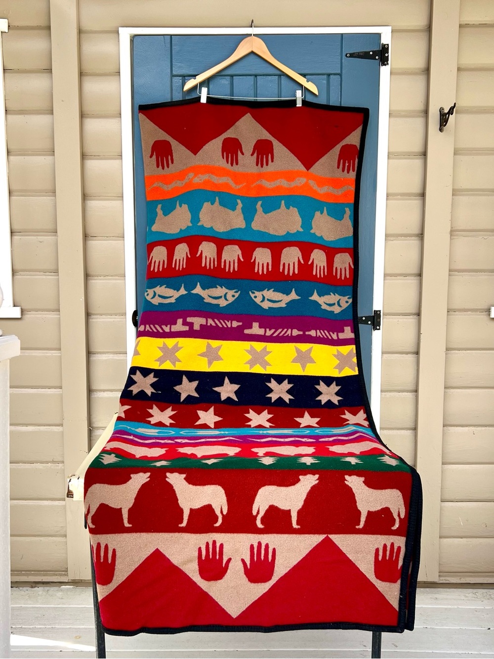 Vintage Pendleton Beaver State "Medicine Keeper" Wool Blanket
